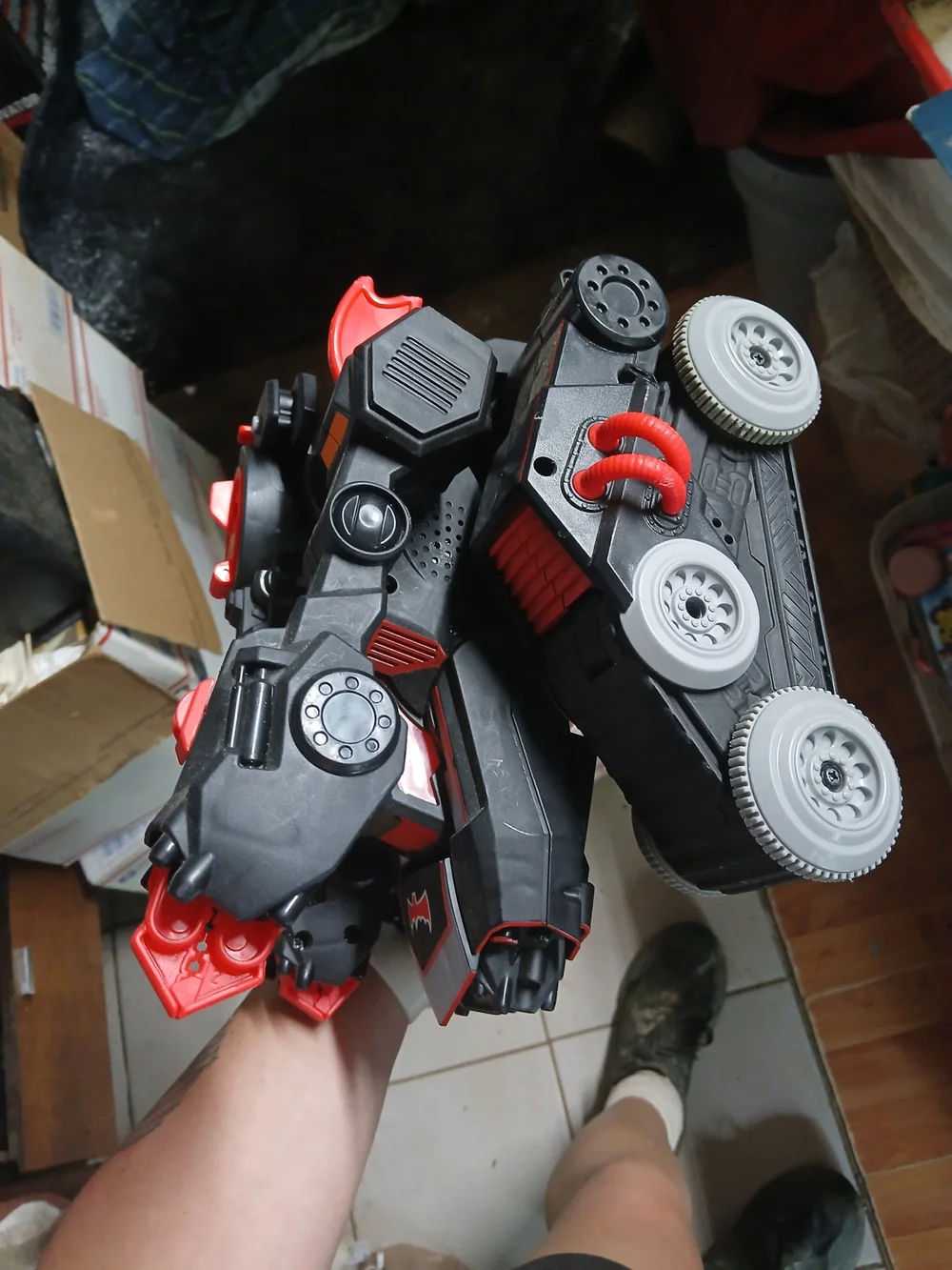 Fisher-Price Imaginext DC Super Friends RC Transforming Batbot works has remote
